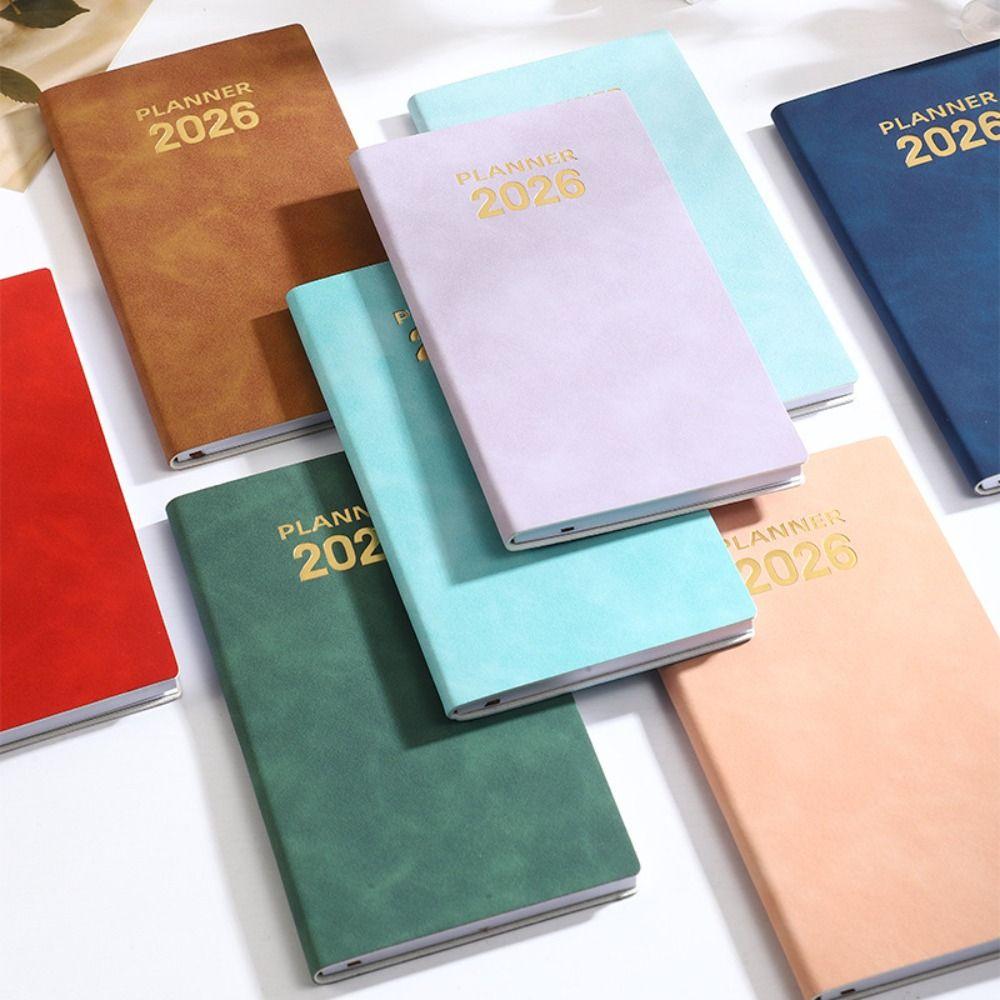 To Do List 2026 Agenda Book A6 English Notepad High Quality Pocket Diary Book  Students