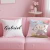 Classic Cartoon Character Gabriel Cushion Cover Soft  EasyWash Pillow Case  Versatile for Couch Bed Travel and Office
