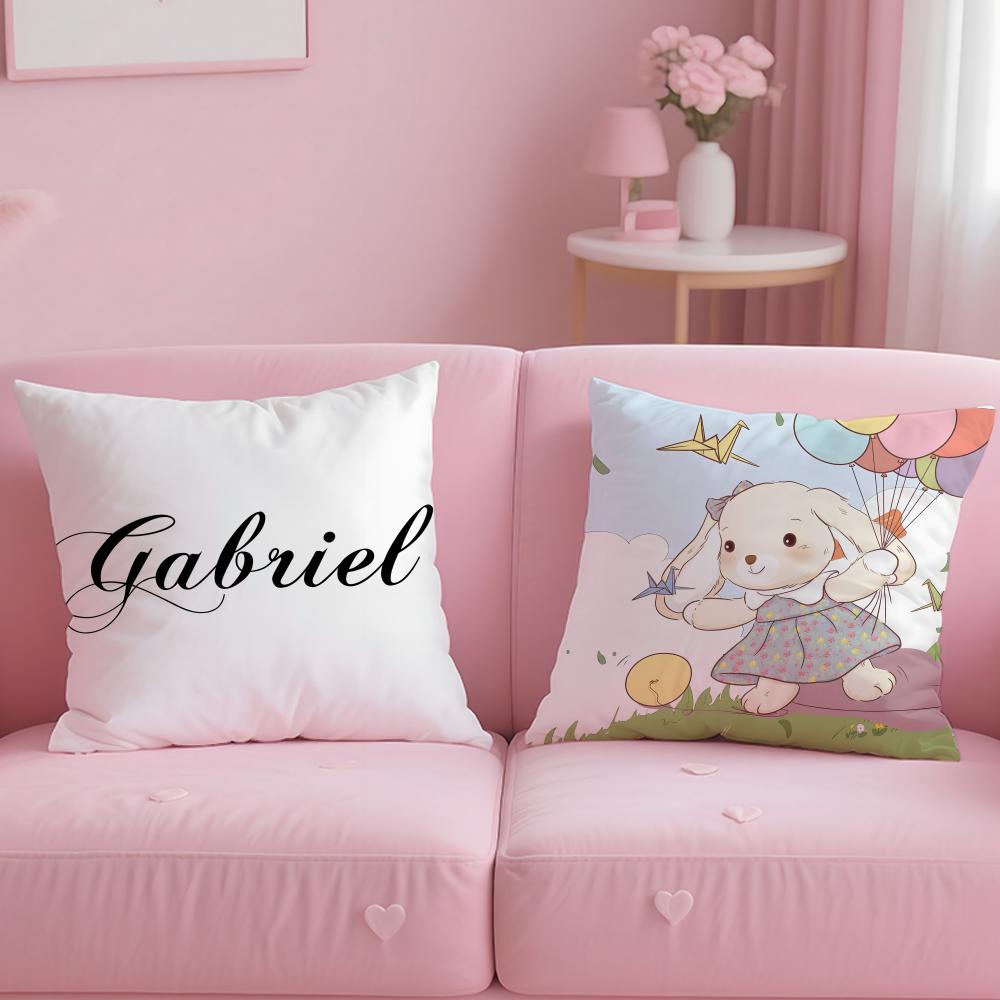 Classic Cartoon Character Gabriel Cushion Cover Soft EasyWash Pillow Case Versatile for Couch Bed Travel and Office