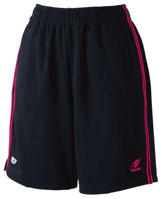 Nittaku Longe Shorts Schwarz x Pink Line SS LO2 NW-2497
