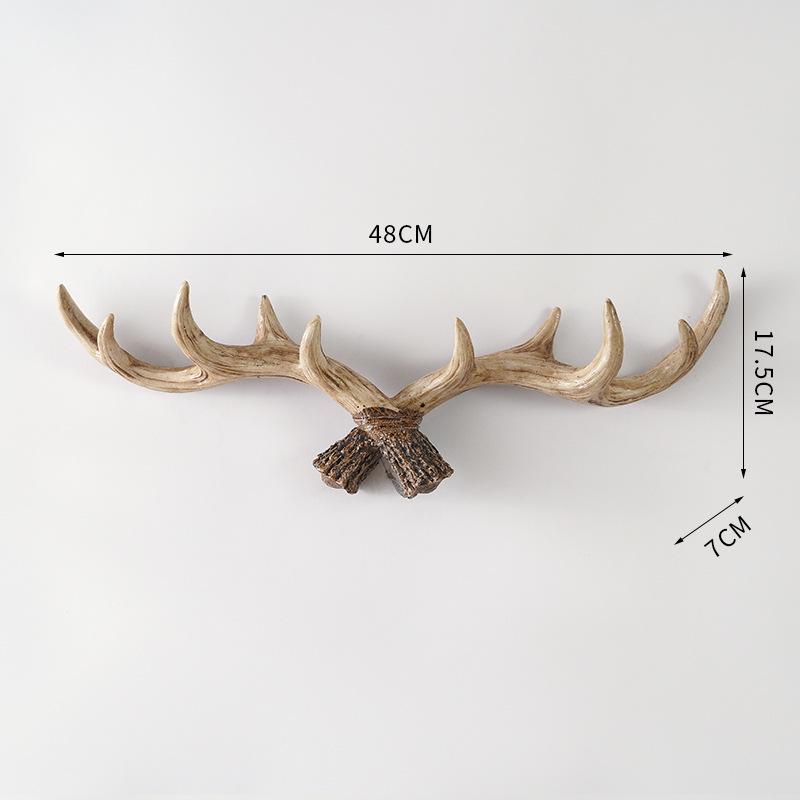 Creative Antler Coat Racks Living Room Wall Retro Clothes Shelf Modern Entrance Hall Coat Racks Home Decoration Organize Shelf