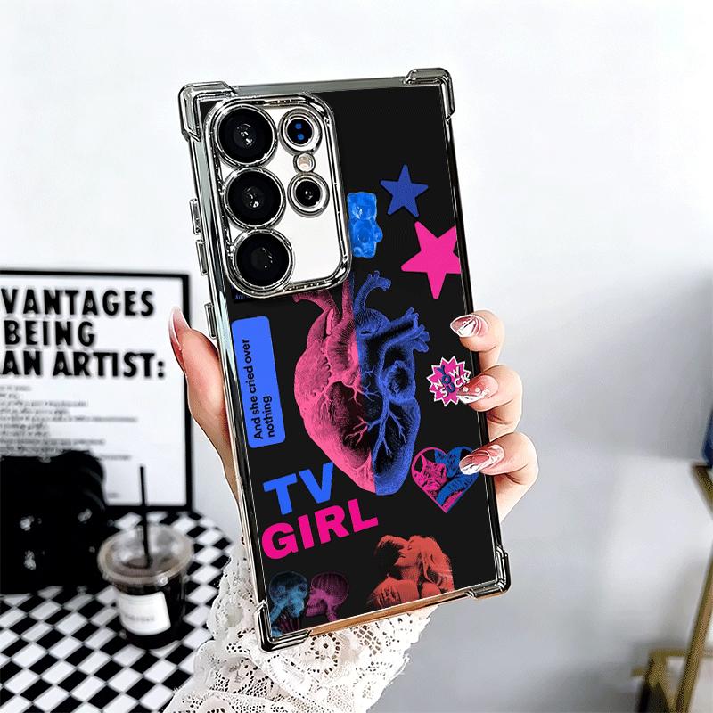 TV Girl Album Soft Phone Case For Samsung Galaxy S26 Ultra S25 Edge S24 FE S23 Plus S22 S21 + S20 Plating Anti-Fall Fundas