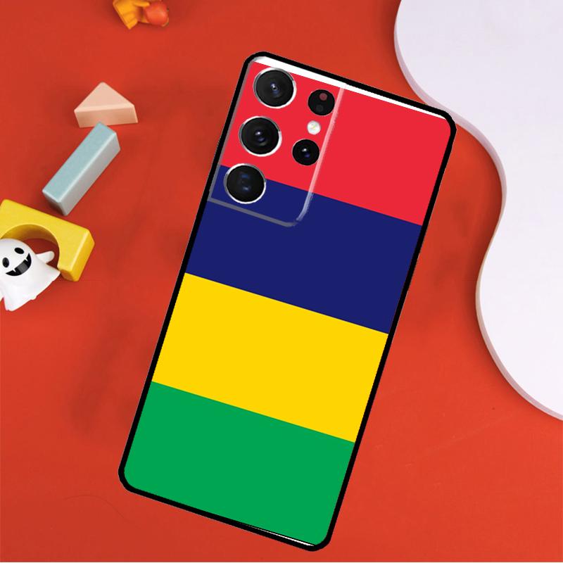 

Mauritius Flag Phone Case For Samsung Galaxy S23 S21 S20 FE S8 S9 S10 Note 10 Plus Note 20 S22 Ultra Cover Galaxy S20Ultra