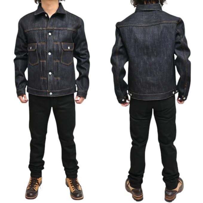 KOJIMA GENES Denim Jacket 23oz Selvage Second Type Heavyweight Indigo XL RNB-5072