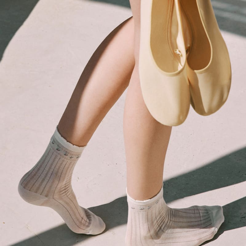 EAU CLAIR Lavender Socks 3 Pack