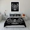 Gothic Eagle Skull Set Bedding set (1 duvet cover, 2 pillowcases, duvet not included)