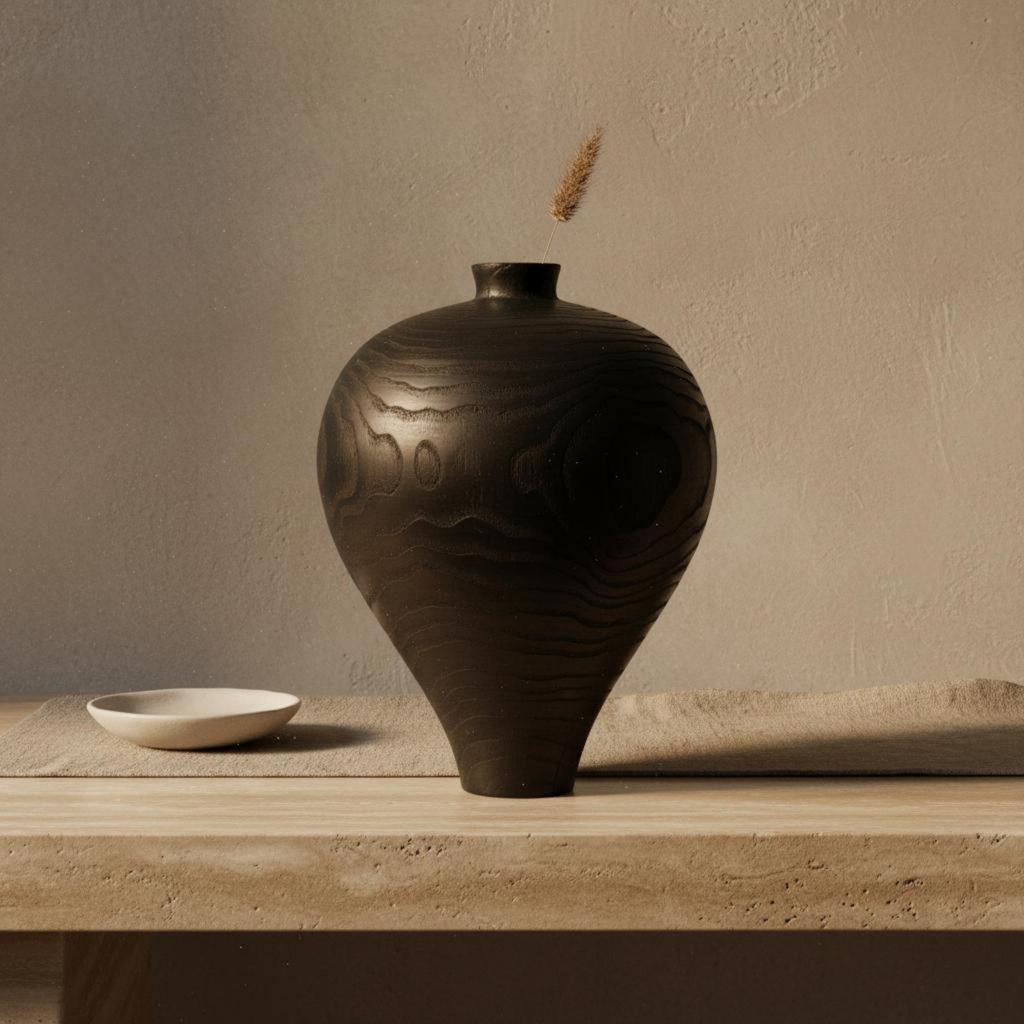 Wabi-Sabi Aesthetic Decorative Vessel Tabletop Ornament for Hotel