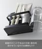 Yamazaki Magnetic Toothbrush Toothbrush Holder for x D5 x Stand, Bathroom, Tower, Black, Approx. W13.5 H8.5cm (Tower 3808)