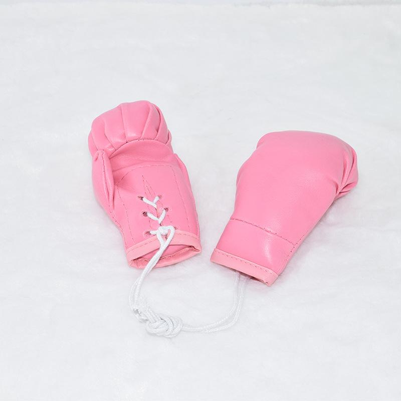 10CM Boxing Glove Pendant: Car Ornament, Bag & Clothing Accessory, Keychain Decoration