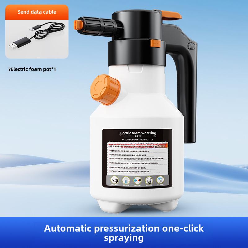 

Акумуляторний електричний розпилювач піни для мийки автомобіля білий