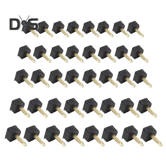 

20 пар сменных насадок для каблуков 5 размеров 8-12 мм TPU Iron Construction Шумоподавление Быстрый ремонт обуви U-образные защитные насадки для каблуков чёрный