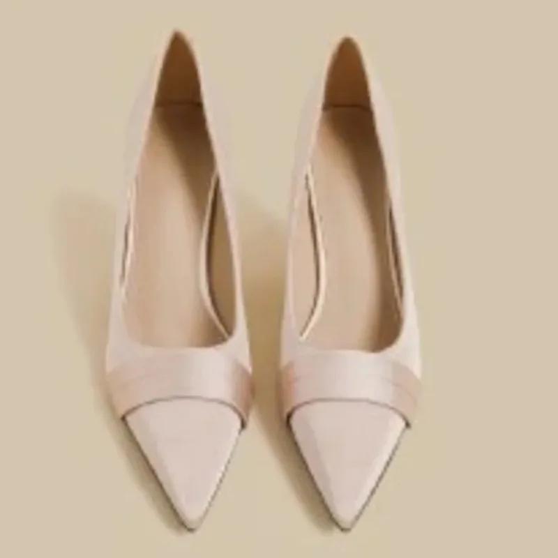 

Women s High Heels Temperament Pointed Toe High Heels Single Shoes Luxury Satin Party Banquet Shoes for Women Pumps Bridal Shoes 34 шампанського