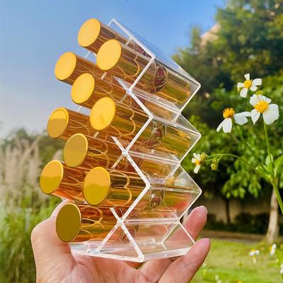 Acryl staubdichter Lippenstift- und Gloss-Aufbewahrungs-Organizer-Displayständer