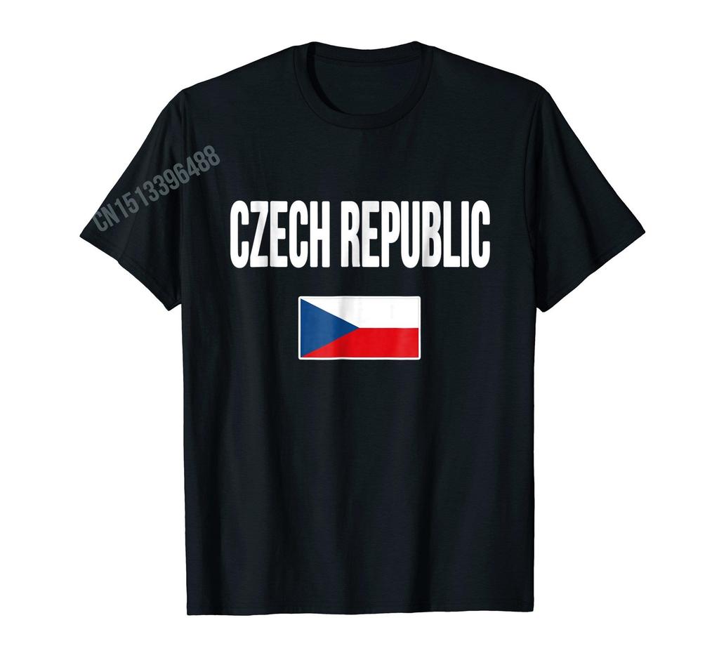 Men Women T Shirt More Design Czech Republic Lion Coat of Arms Graphic TShirt Map Tops 100 Cotton Tees