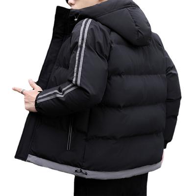 Herren-Baumwolljacke, verdickt, hübsch, neue Herrenbekleidung, koreanische Version, trendige kurze Baumwolljacke, verdickte Daunen-Baumwolljacke