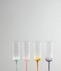 Multicolor Champagne Flute Tall Glass Light Drinking Glass Sparkling Wine Glass Glass Cup Sweet Wine Glass Housewarming Gif