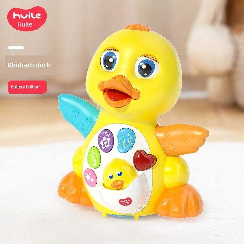 

Масло Маленький Утенок 1-2 года Голова для практики Качающийся Гусь Yellow big yellow duck Battery Edition