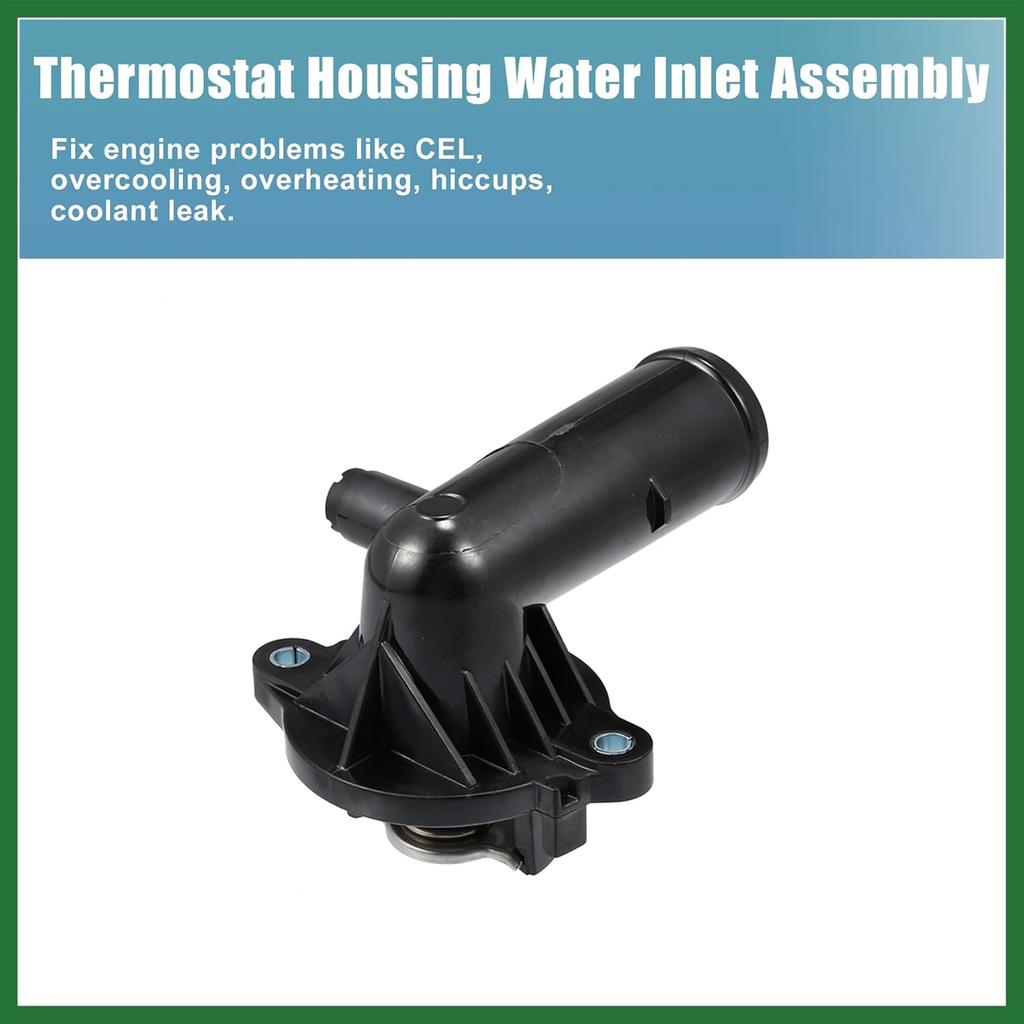Motoforti 5184651AF Engine Coolant Thermostat Housing Assembly for Jeep Wrangler 2012-2018 for Jeep Grand Cherokee 2011-2015 for Dodge Durango