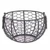Snack Egg Storage Basket Fruit Holder Collection 1pc Kitchen Iron Black