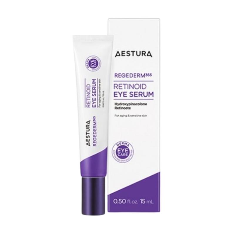 

AESTURA Regederm365 Retinoid Eye Serum 15ml – Lightweight Eye Serum with Retinoid & Peptides, Daily Care for Smooth Eye Area 15ml