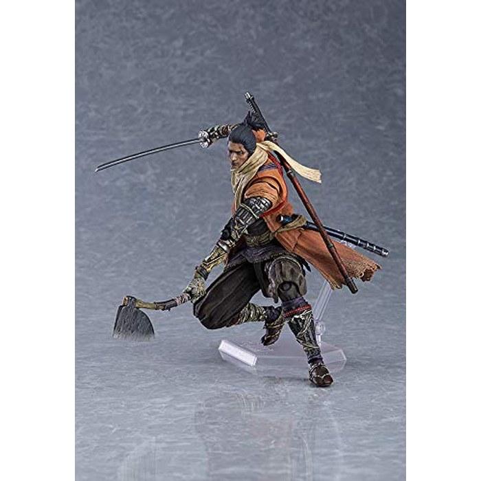 Max Factory Figma SEKIRO: SHADOWS DIE TWICE Wolf DX Edition Non-Scale Figure Black/Red 6.1in
