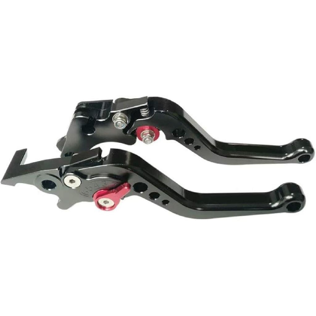 Red CNC 6 Position Shorty Brake Clutch Lever for Suzuki Hayabusa GSXR1300 1999 2000 2001 2002 2003 2004 2005 2006 2007