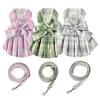 Summer Plaid Pet Skirt & Vest Set for Cats and Dogs