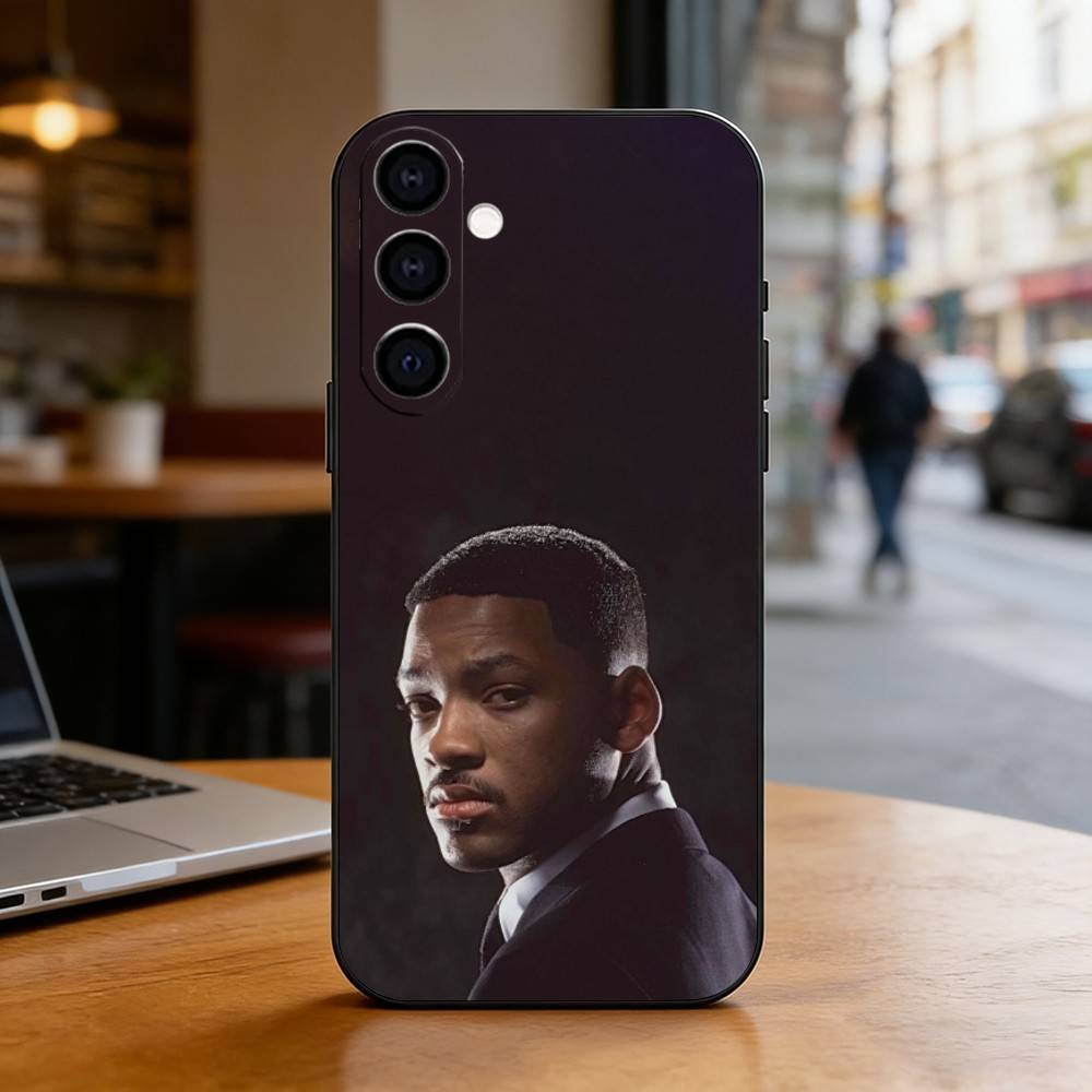 Actor W-Will Smith Phone Case For Samsung Galaxy A73,A72,A71,A70,A53,A52,A51,Others Soft Black Cover