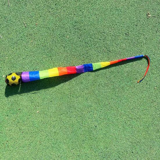 Colorful Ribbon Sensory Ball Outdoor Throwing Receiving Toy Promotes Sensory Integration Happy Childhood Sandbag