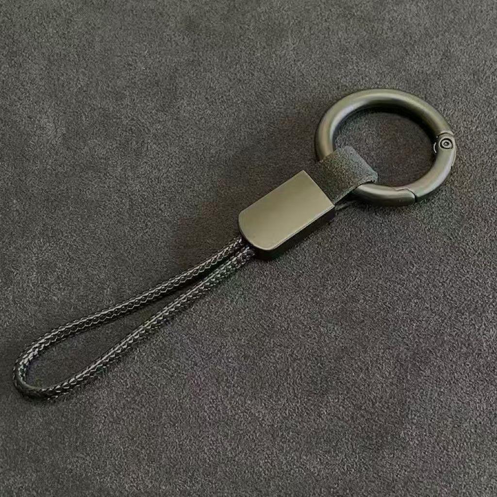 High-End Suede Woven Car Keychains - Simple, Creative, Unisex Lanyard