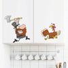 Creative Kitchen Wall Stickers, Diner Dining Room Decor, Removable Self-Adhesive Wall Decals