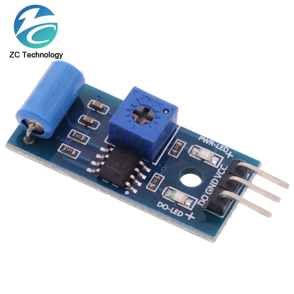 1/5/10PCS normally closed type vibration sensor module Alarm sensor module Vibration switch SW-420 for arduino Replacement Sensors2