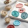 3D Wax Seal Stamp Head Sello Wax Lacquer for Seals Sealing Wax Beads Stamps Surgut In Granules Set Kit Lacre Card Making