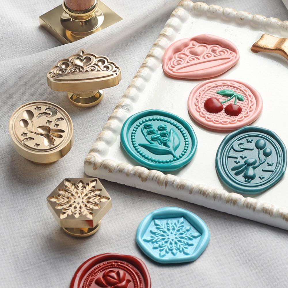 3D Wax Seal Stamp head sello wax lacquer for seals Sealing wax beads stamps surgut in granules set kit lacre card making