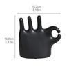 Ok Finger Statue Cute Cartoon Hand Gesture Statue Ring Stand 15cm/5.8inch Hand Gesture Sculpture Ring Holder Cartoon Cute