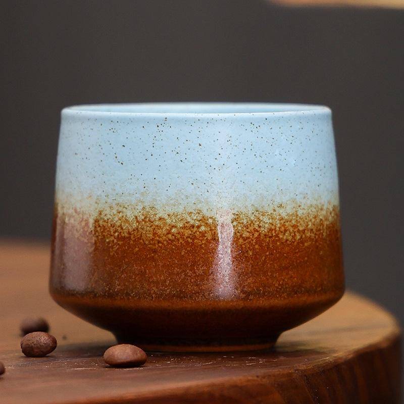 Ceramic Cup Kiln Change Cup Master Cup Japanese Teacup Coarse Pottery Retro Concentrated Coffee Mug Single Mug