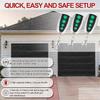 4 Pcs TOPENS M12 Garage Door Remote Control for Automatic Swing Gate Opener
