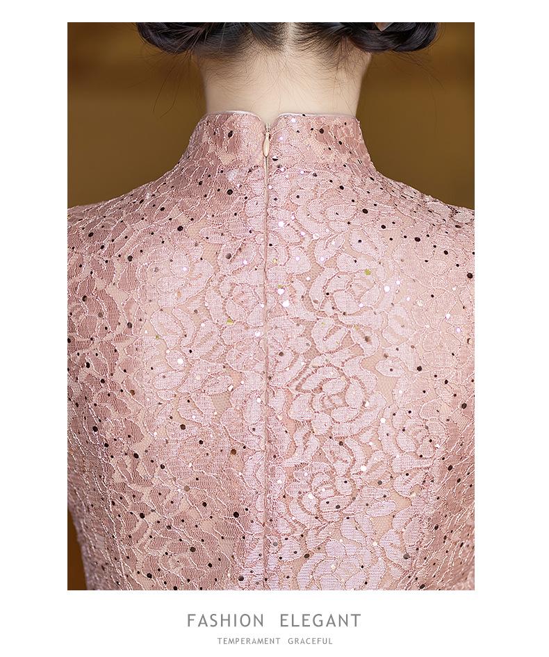 Elegant 2025 Cheongsam for Mother-in-Law - High-End, Versatile Wedding and Daily Wear