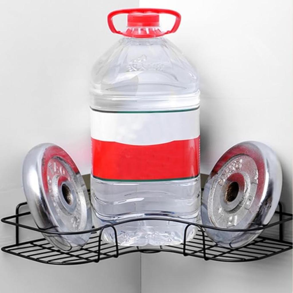 2 szt. Samoprzylepne organizery pod prysznic, Narożna półka pod prysznic - Odporne na rdzę półki prysznicowe ze stali nierdzewnej, Bez wiercenia organizery łazienkowe i regał do przechowywania