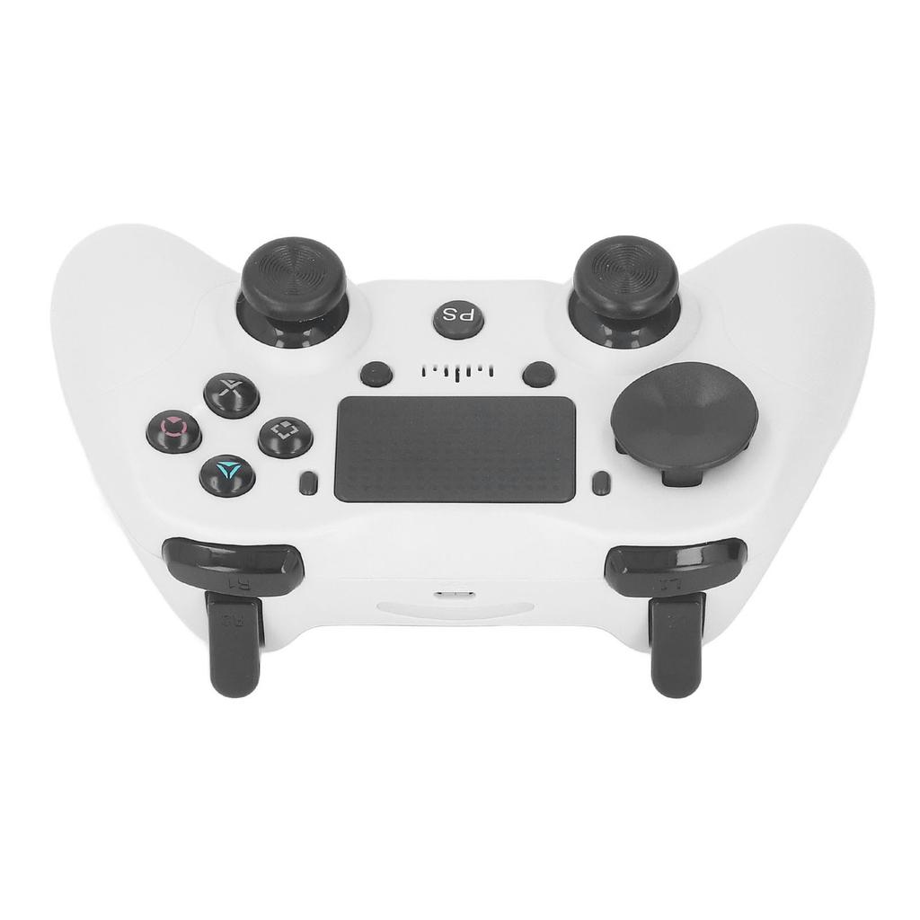 MB P912 Wireless Controller Gamepad Six Axes High Sensitivity Rocker Button Gamepad for PS4 White