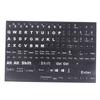 English 120 Keys Matte Standard Waterproof Keyboard Stickers Letter Alphabet