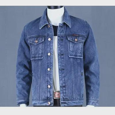 Men's Korean-Style Casual Denim Jacket for Spring and Autumn
