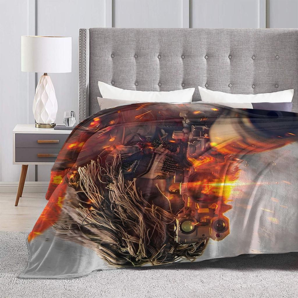 Battlefield 6 Game Funny Blankets Quality Super Soft  Throw Blanket Winter Travel Office Home Decor Fluffy Bedspread