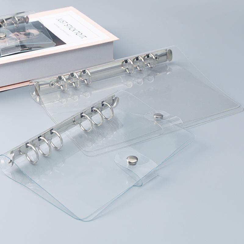 A7/A5/A6/A4/B5 Transparent PVC Planner with Ring Binder and Notebook Cover