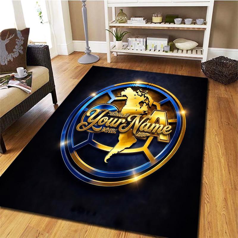 Club America Custom Name Carpet Rug For Living Room Bedroom Home Sofa Decoration Kids Play Nonslip Floor Mat