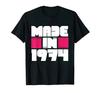 Classic Vintage Born in 1974 Retro 70s Style Birthday Year Tshirt Men Women Unisex T Shirt Streetwear Comfort Summer Cotton Tee