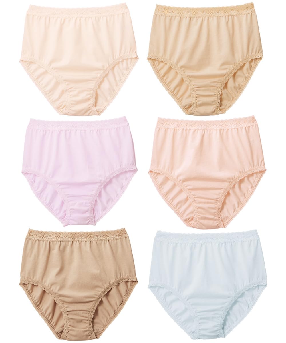 

Love Body Wacoal One of Each Cotton MP8594 Panties, 6-Pack, Color, Deep-Length, 100% (Body Fabric), Women s, One-Color, Medium,