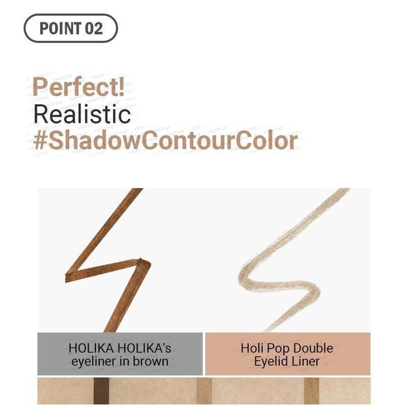 HOLIKA HOLIKA - Holi Pop Double Eyelid Liner - 3 Colors