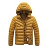 Men's Lightweight Hooded Cotton Jacket for Autumn/Winter - Stylish Outdoor Warm Coat