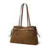 This Is A Large-capacity, Retro Hand-held Crossbody Bag Made of Suede, Suitable for Commuting